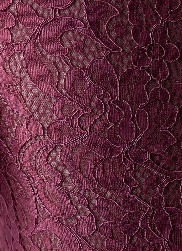 Robe Trapèze Dentelle Aérienne - gallery 1