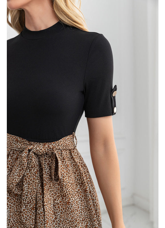 Robe Trapèze Midi Imprimée - gallery 5