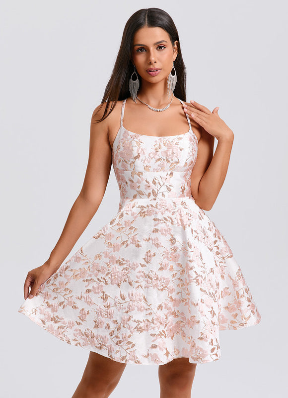 Robe Trapèze Bal Printanier