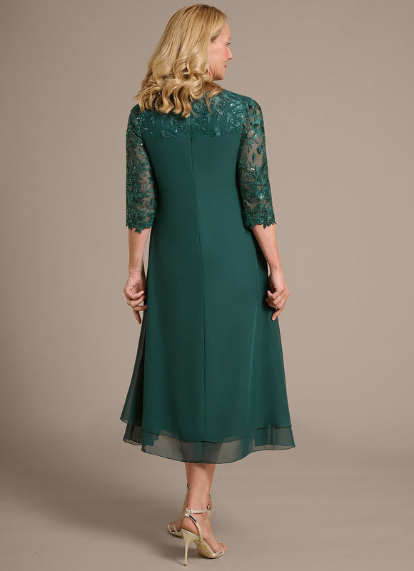 Robe Trapèze Éclat De Velours - gallery 6