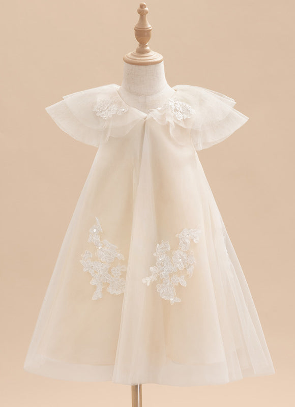Robe Trapèze Enfant Nuptiale - gallery 2