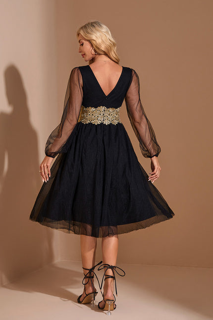 Robe Trapeze Col V - gallery 1
