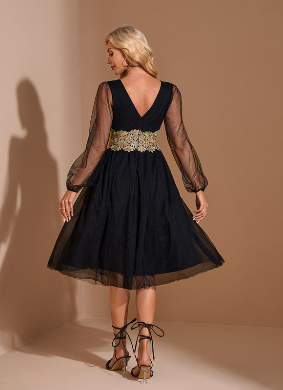 Robe Trapeze Col V - gallery 1