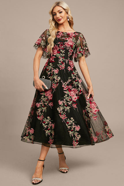 Robe Trapèze Floral Envolée - gallery 4