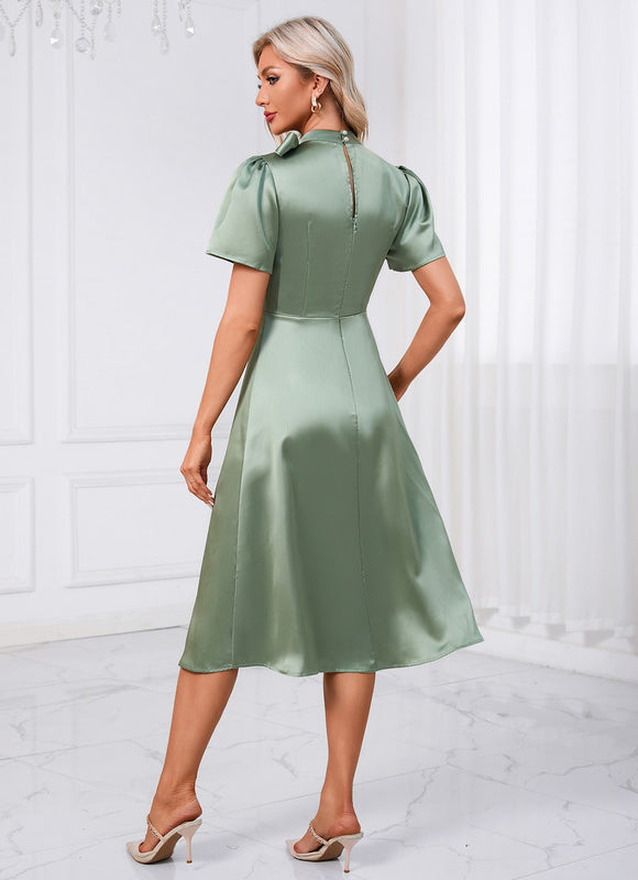 Robe Trapèze Vogue Satinée - gallery 1
