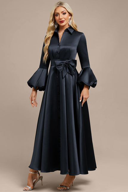 Robe Trapèze Élégance Sombre