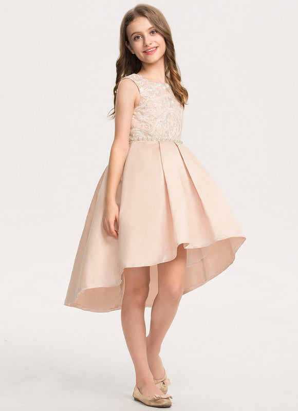 Robe Trapèze Cérémonielle Satinée - gallery 2