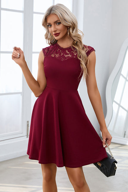 Robe Trapèze Cerise Chic - gallery 3