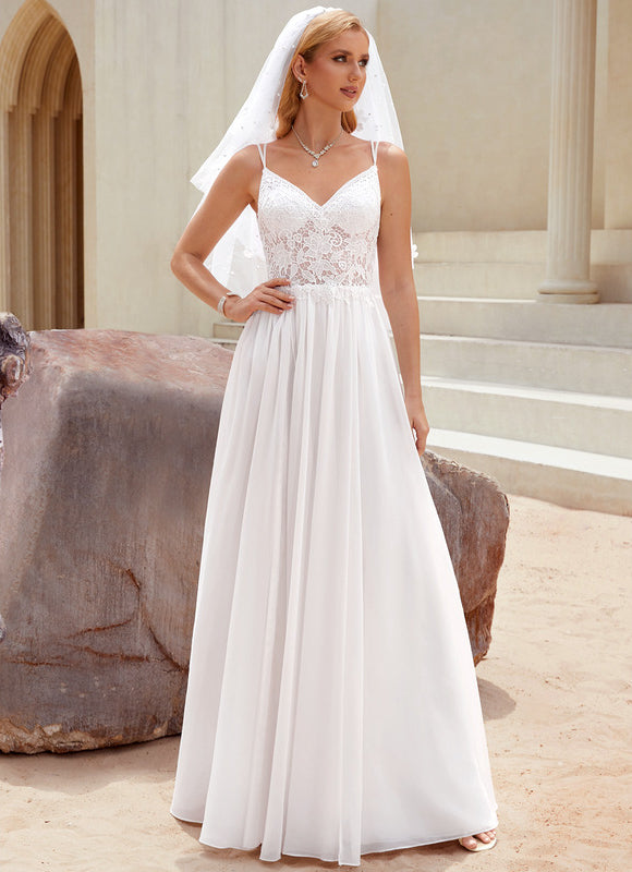 Robe Trapèze Éblouissante Aérienne - gallery 1