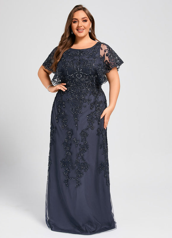 Robe Trapèze Nocturne Céleste - gallery 6