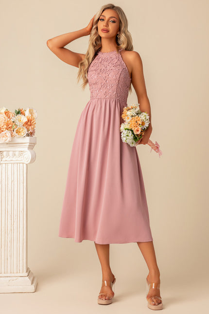 Robe Trapèze Aura De Pêche Éclatante