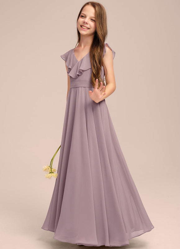 Robe Trapèze Bleu Céleste Aérien - gallery 3