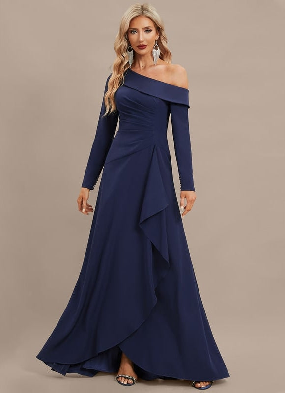 Robe Trapèze Col Unique Fluidité - gallery 2
