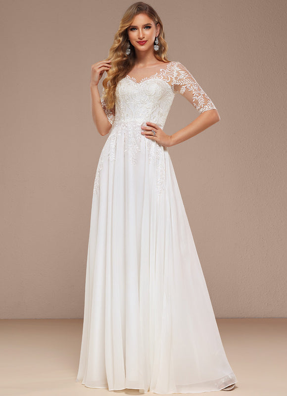 Robe Trapèze Éblouissante Aérienne - gallery 2