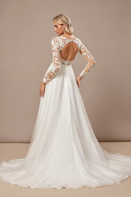 Robe Trapèze Organza Élégante - gallery 5