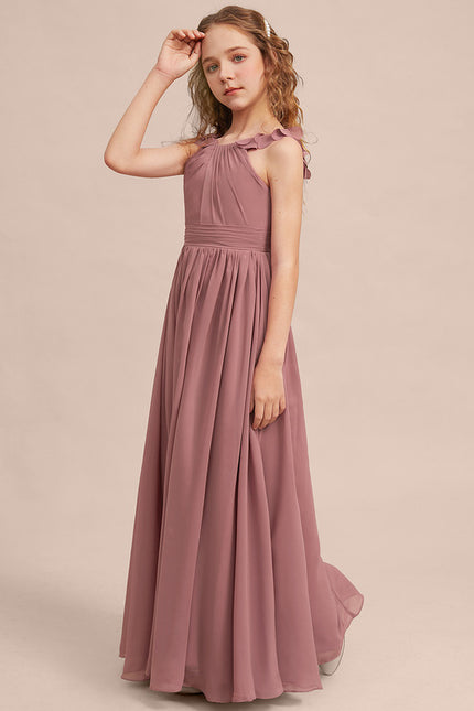 Robe Trapèze Mousseline Fleurie - gallery 4