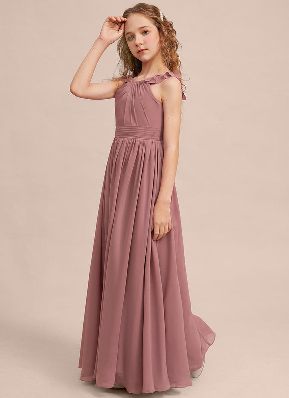 Robe Trapèze Mousseline Fleurie - gallery 4