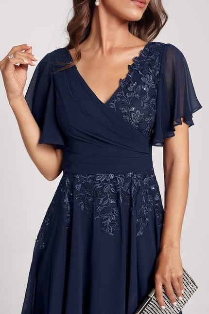 Robe Trapèze Chic Noir Dentelle - gallery 5