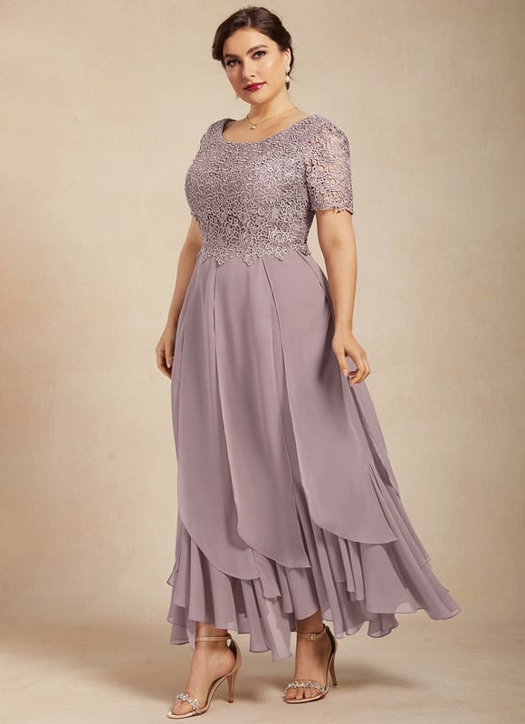 Robe Trapèze Nuance Daméthyste - gallery 6