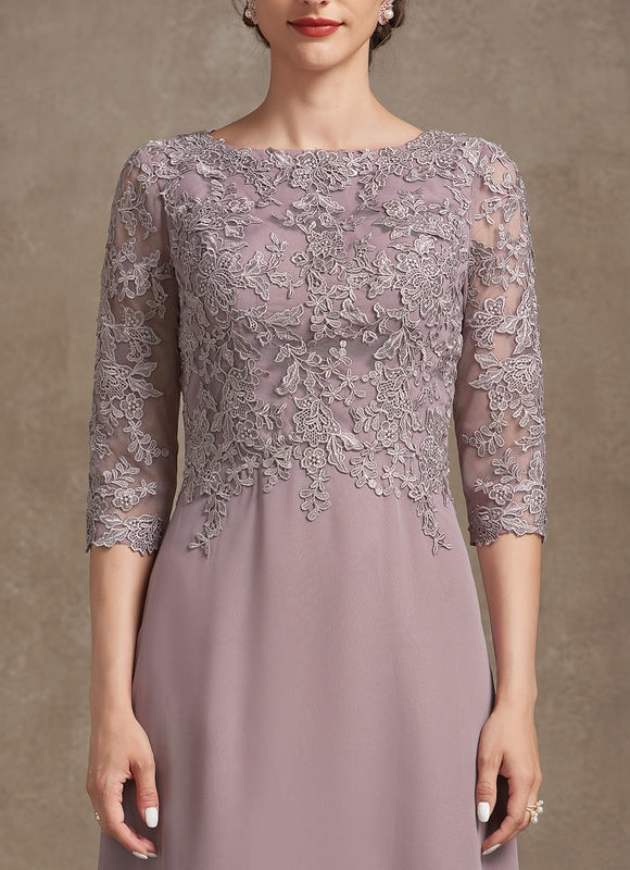 Robe Trapèze Élegante Lavande - gallery 3