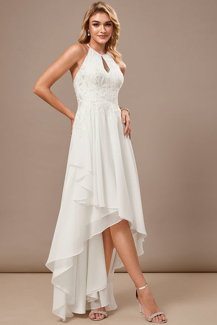 Robe Trapèze Asymétrique Éclatante - gallery 1
