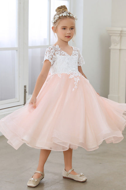 Robe Trapèze Rose Douceur - gallery 3