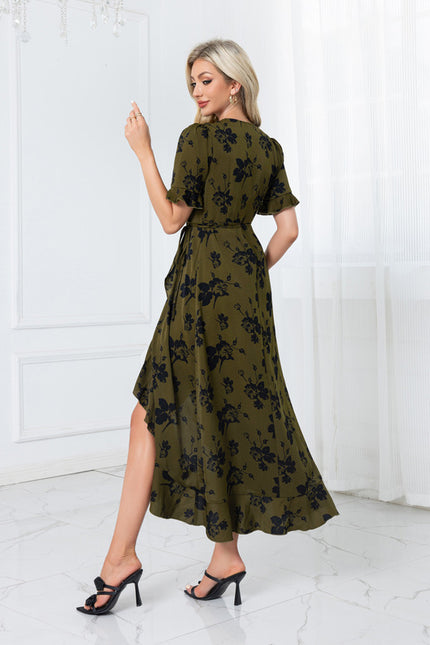 Robe Trapèze Végétale Chic - gallery 1
