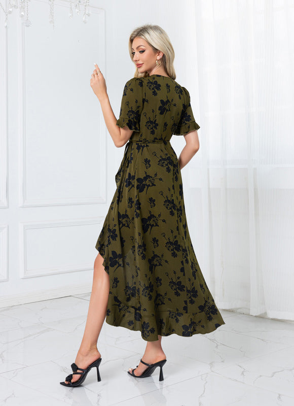 Robe Trapèze Végétale Chic - gallery 1