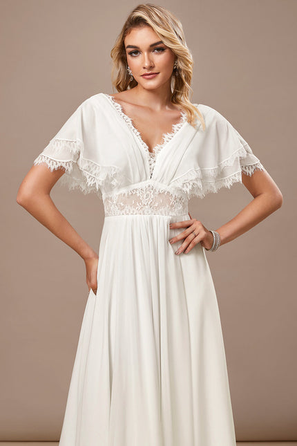 Robe Trapèze Éthérée Satinée - gallery 5