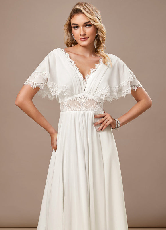 Robe Trapèze Éthérée Satinée - gallery 5