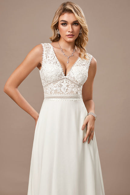 Robe Trapèze Éthérée Satinée - gallery 3