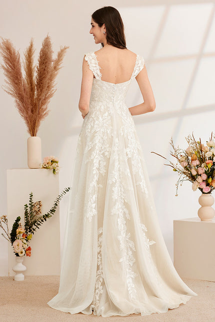 Robe Trapèze De Mariée Enchantée - gallery 6