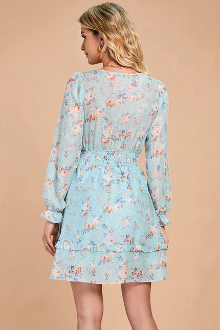 Robe Trapèze Floraison Légère - gallery 5