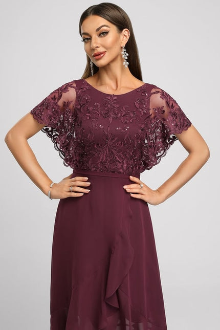 Robe Trapèze Velours Ambré - gallery 5