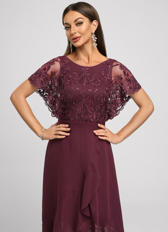 Robe Trapèze Velours Ambré - gallery 5