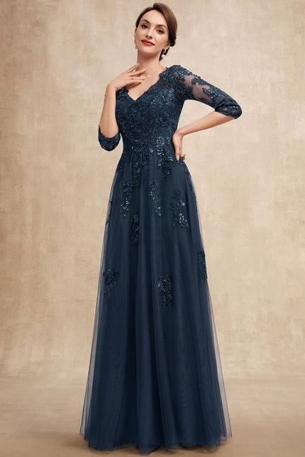 Robe Trapèze Élégance Tulle Cristal - gallery 4