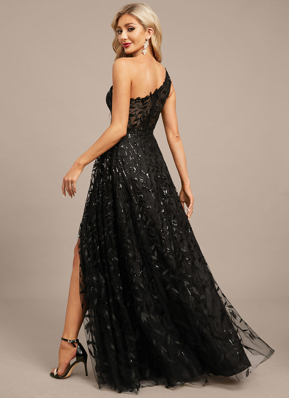 Robe Trapèze Noir Étoilé - gallery 6