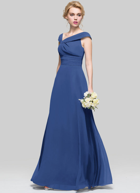 Robe Trapèze Noire Plissée Soirée - gallery 1