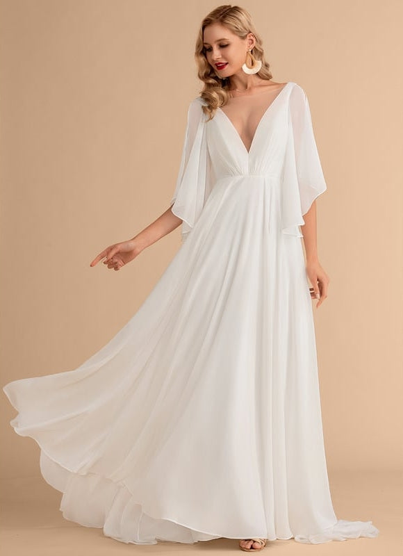 Robe Trapèze Vague Éthérée - gallery 2