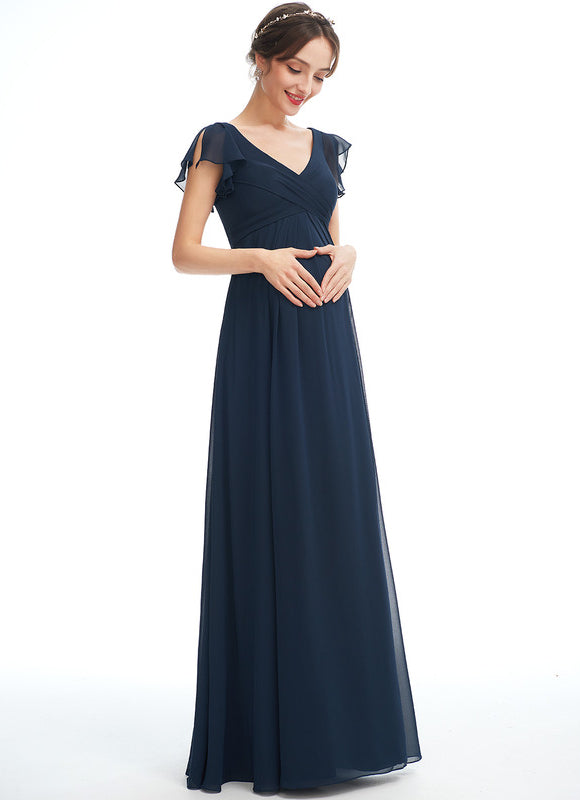 Robe Trapèze Maternité Fluidité - gallery 3