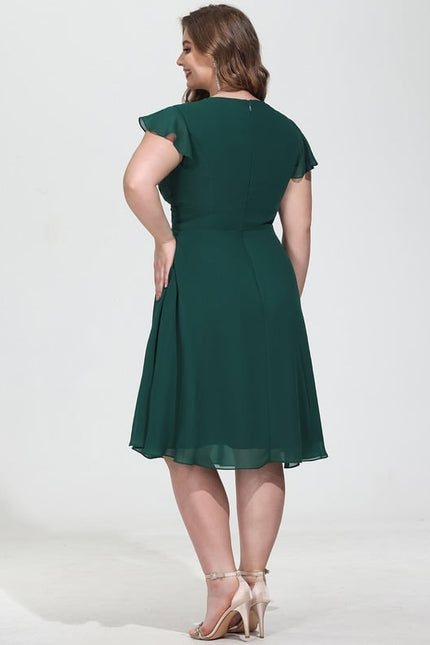 Robe Trapèze Drapé Élégant Chic - gallery 6