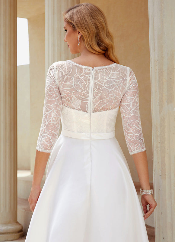 Robe Trapèze Élégance Satinée Moderne - gallery 1
