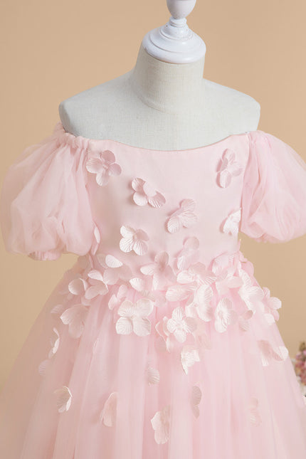 Robe Trapèze Fleur De Tulle - gallery 2