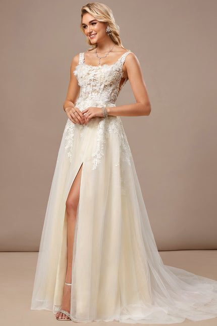 Robe Trapèze Tulle Élégante - gallery 2