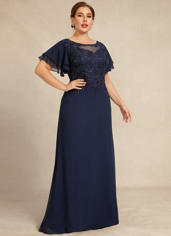 Robe Trapèze Longue Violetée - gallery 9