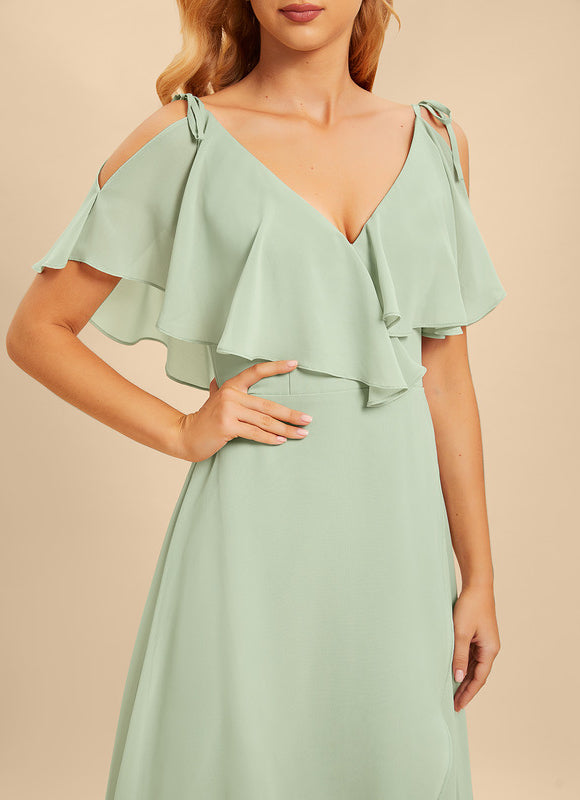Robe Trapèze Fluide Asymétrique - gallery 5