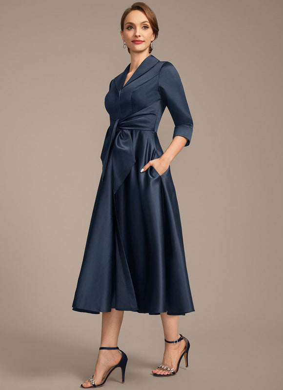 Robe Trapèze Nuit Saphir - gallery 4