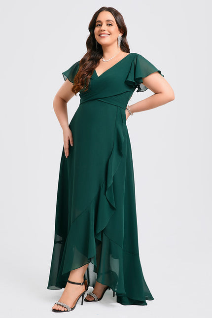Robe Trapèze Fluide Asymétrique - gallery 6