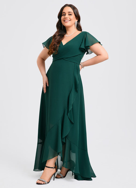 Robe Trapèze Fluide Asymétrique - gallery 6