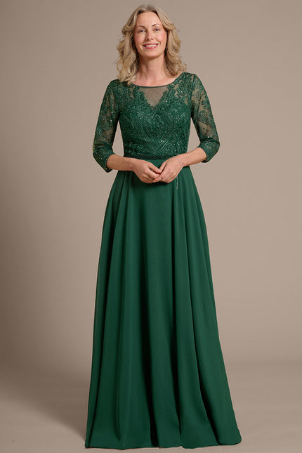 Robe Trapèze Éclat Verdoyant - gallery 1